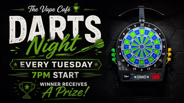 Flyer for Darts Tournament