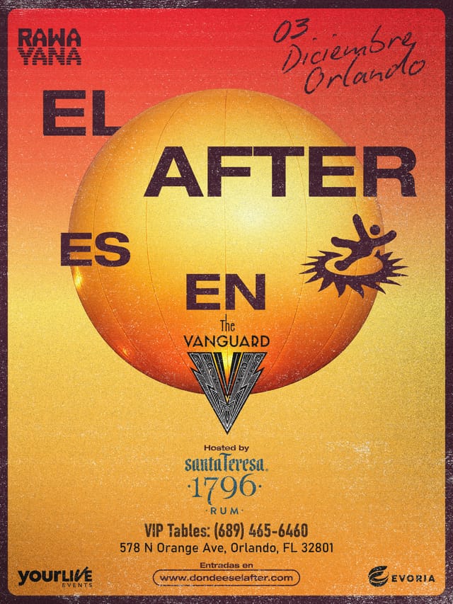 Flyer for Rawayana - El After del After Party