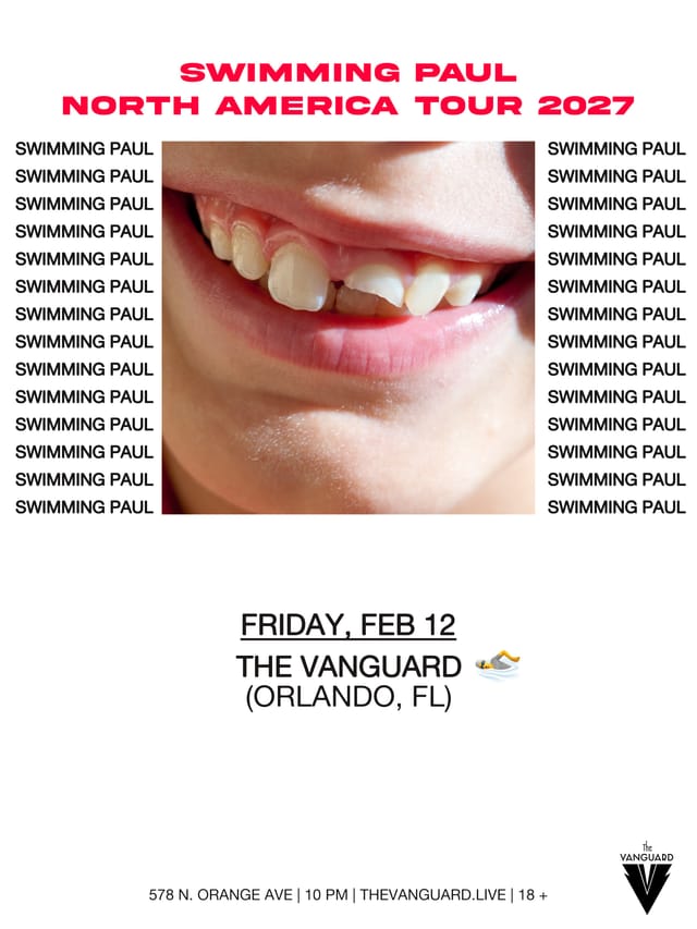 Flyer for Swimming Paul
