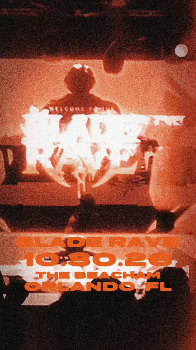 Flyer for Blade Rave