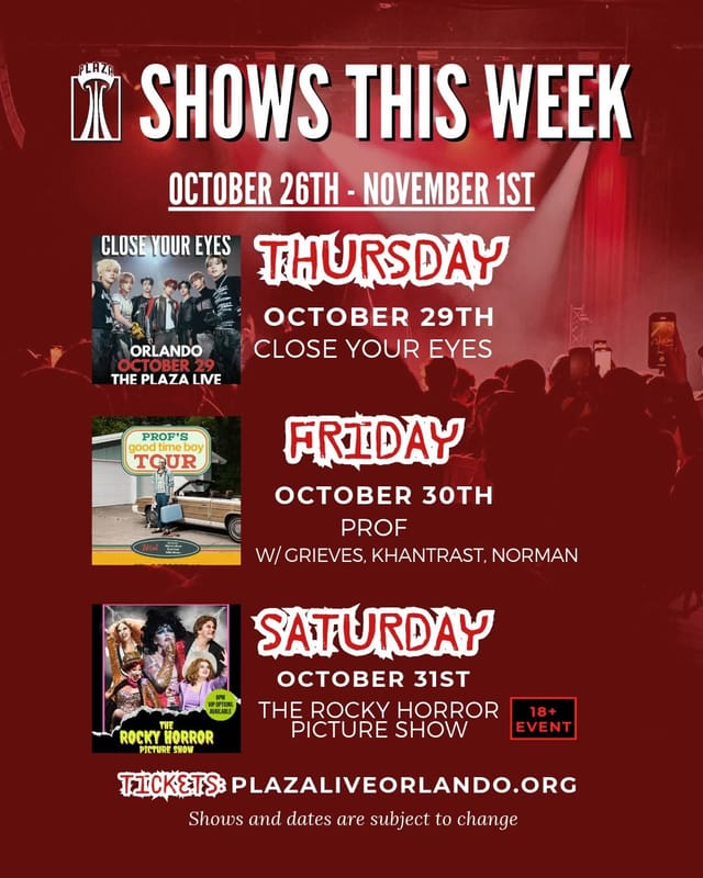 Flyer for The Rocky Horror Picture Show