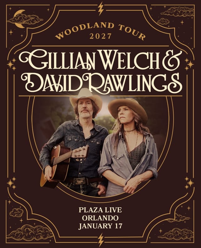 Flyer for Gillian Welch & David Rawlings