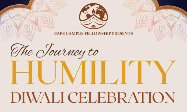 Flyer for BAPS Campus Diwali Celebration