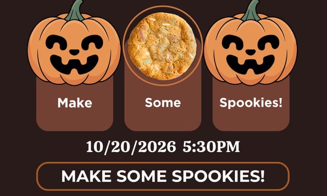 Flyer for Make Some Spookies!