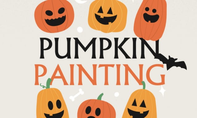 Flyer for Pumpkin Painting