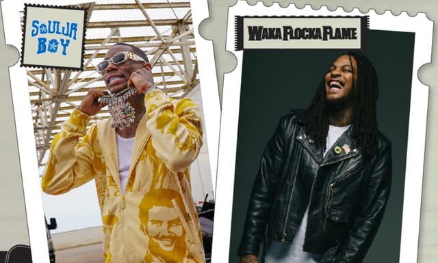 Flyer for UCF Homecoming Concert Knight w/Soulja Boy and Waka Flocka Flame