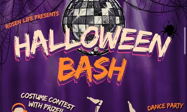 Flyer for Halloween Bash