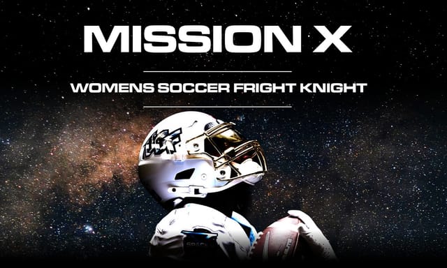 Flyer for MISSION X STUDENT COUNTDOWN: 10/22 Women's Soccer vs Cincinnati