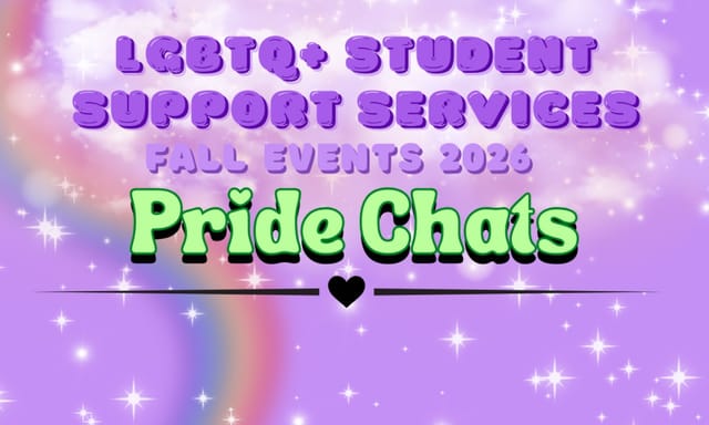 Flyer for Pride Chats
