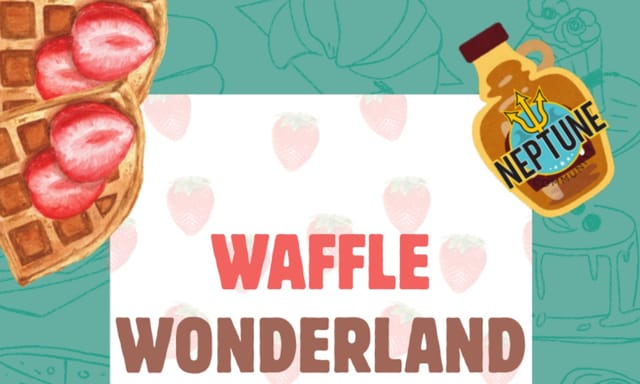 Flyer for Waffle Wonderland