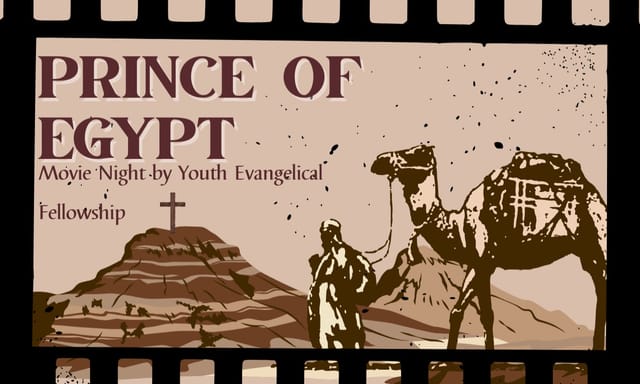 Flyer for Movie Night: Prince of Egypt