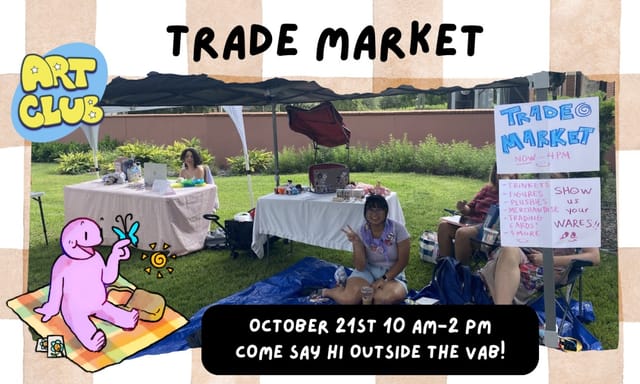 Flyer for 10/21 Trade Market