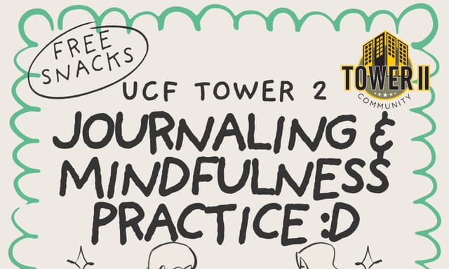 Flyer for Journaling and Mindfulness Practice