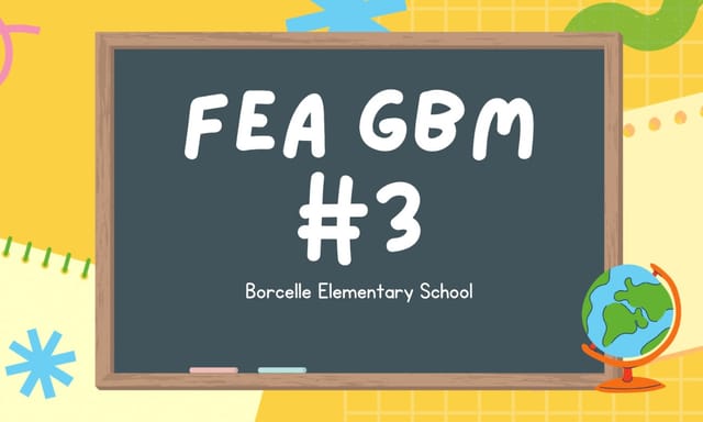 Flyer for FEA GBM #3