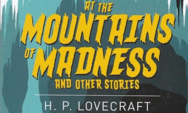 Flyer for At The Mountains of Madness book discussion
