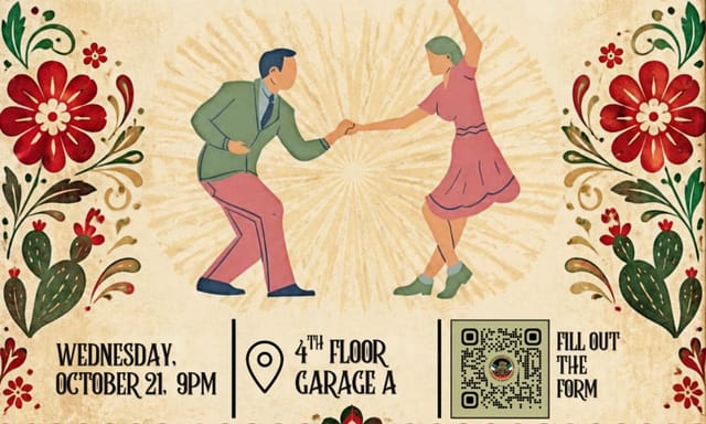 Flyer for Latin Rhythm x MexSA Collab