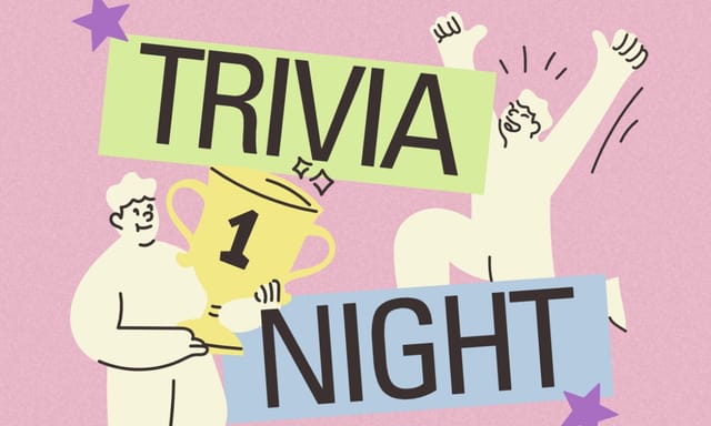Flyer for Trivia Knight