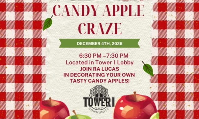 Flyer for Candy Apple Craze