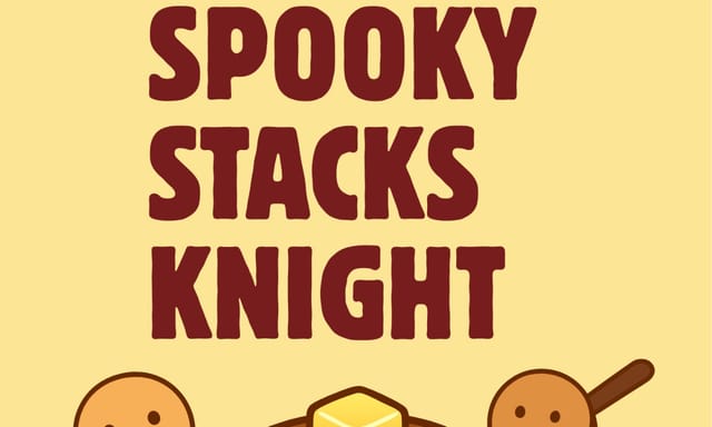 Flyer for Spooky Stacks Knight