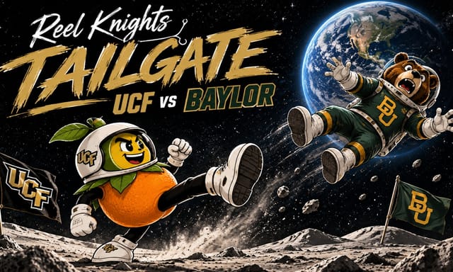 Flyer for UCF VS BU Tailgate
