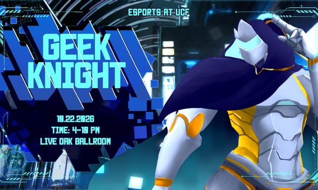 Flyer for Geek Knight Fall 2026